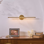 Elegante lampada da parete LED per interni chiari con batteria