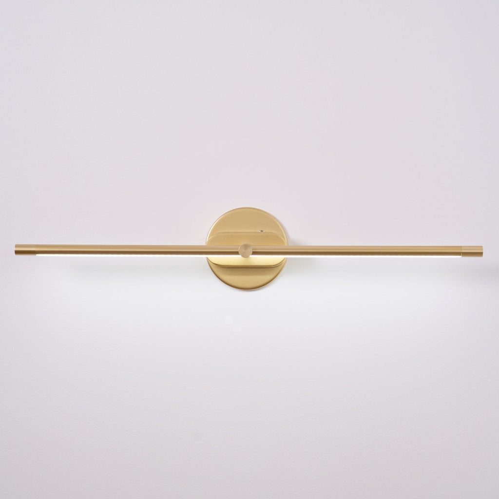 Elegante lampada da parete LED per interni chiari con batteria