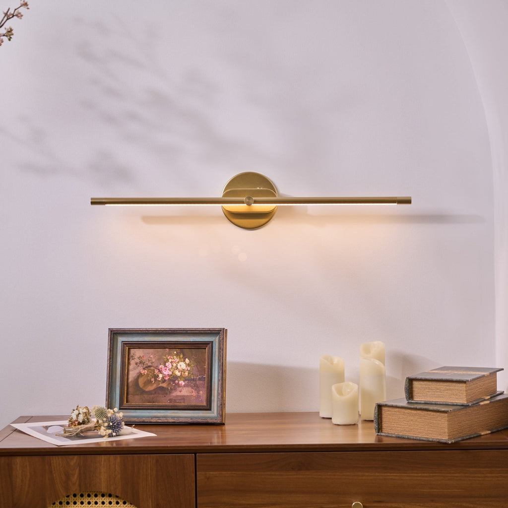 Wewnętrzna lampa ścienna LED akumulatorowa elegancka jasna