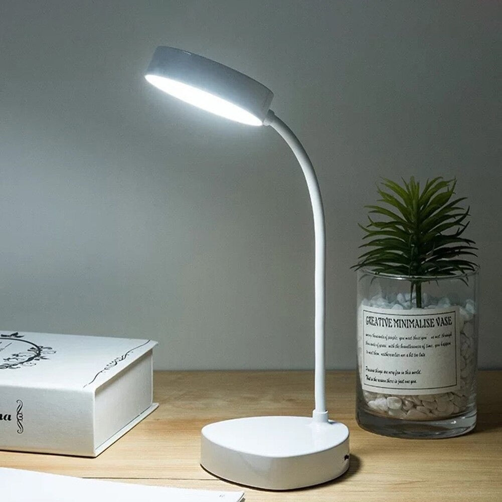 Praktyczna lampa biurkowa LED z regulacją jasności i sterowaniem dotykowym