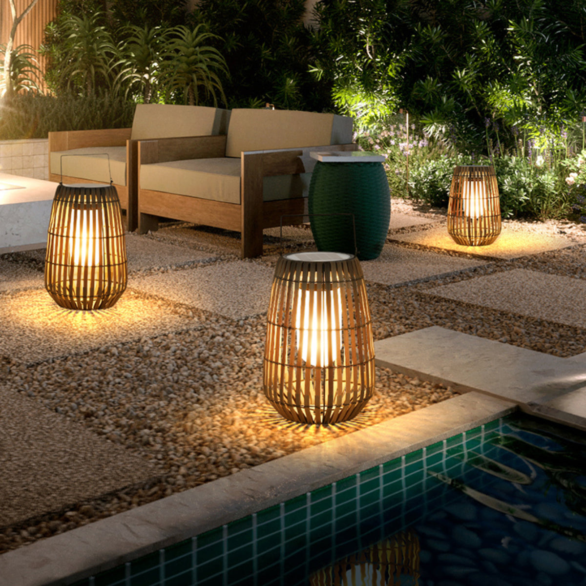 Lampada da giardino LED retrò per esterni – lampada da giardino e balcone