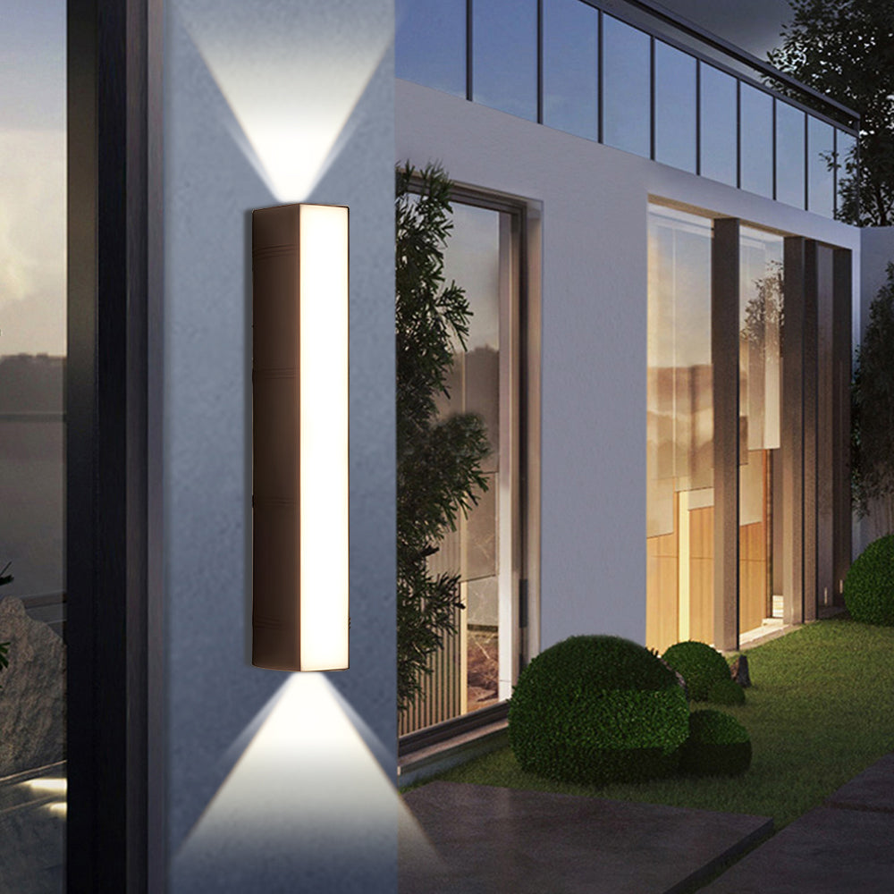 Applique esterne LED con luce molto luminosa, resistenti alle intemperie