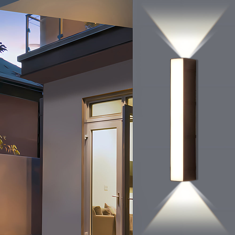 Applique esterne LED con luce molto luminosa, resistenti alle intemperie