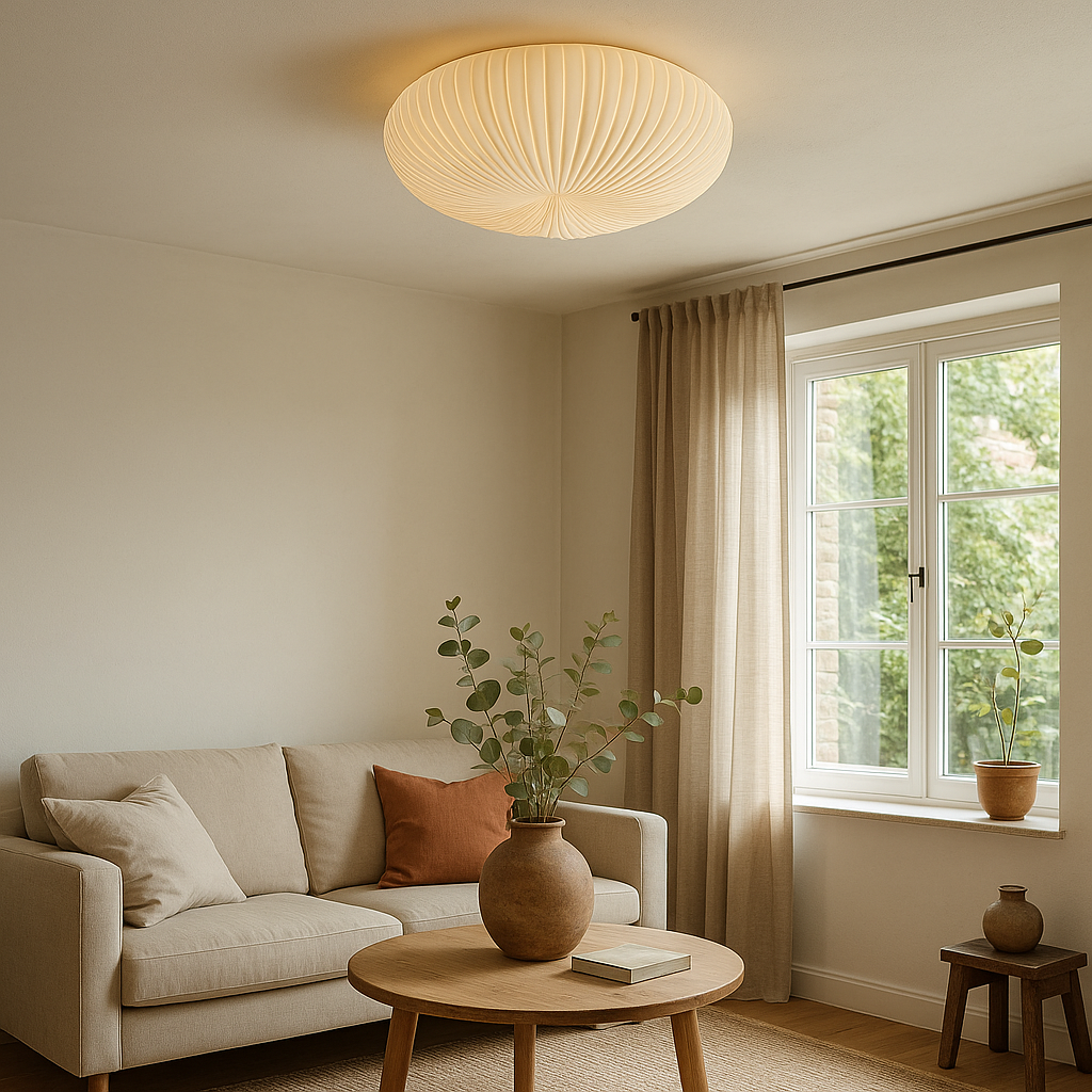 Funktionale warme LED-Deckenleuchte für moderne Ambientebeleuchtung