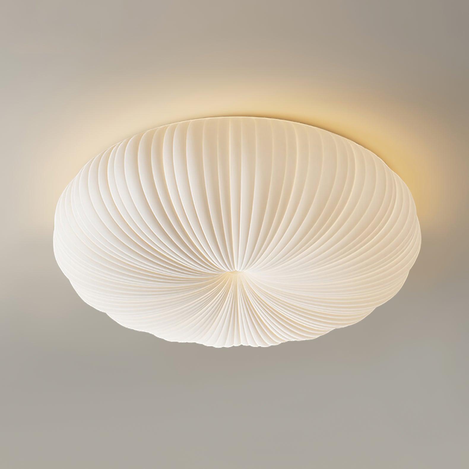 Lampada da soffitto moderna scolpita con illuminazione LED integrata