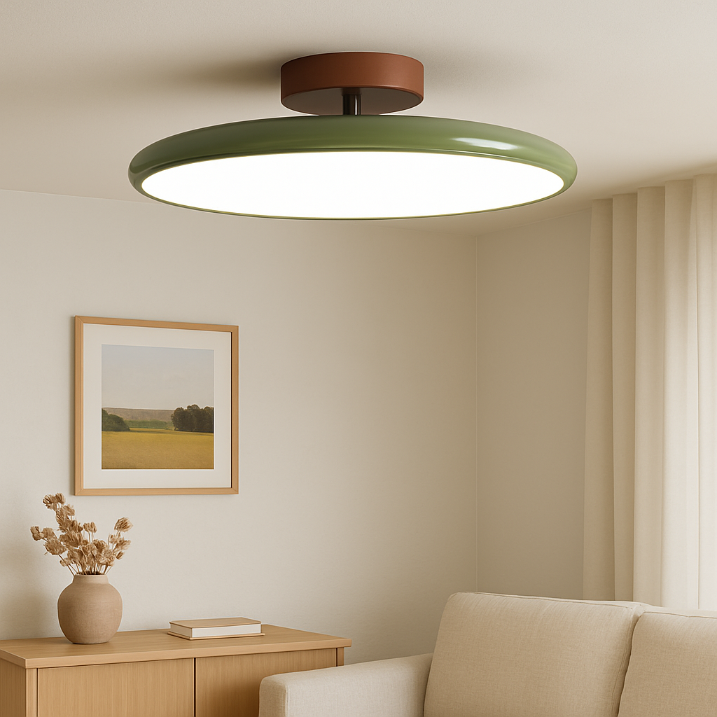 Minimalist aesthetic LED ceiling lamps with modern spotlight design