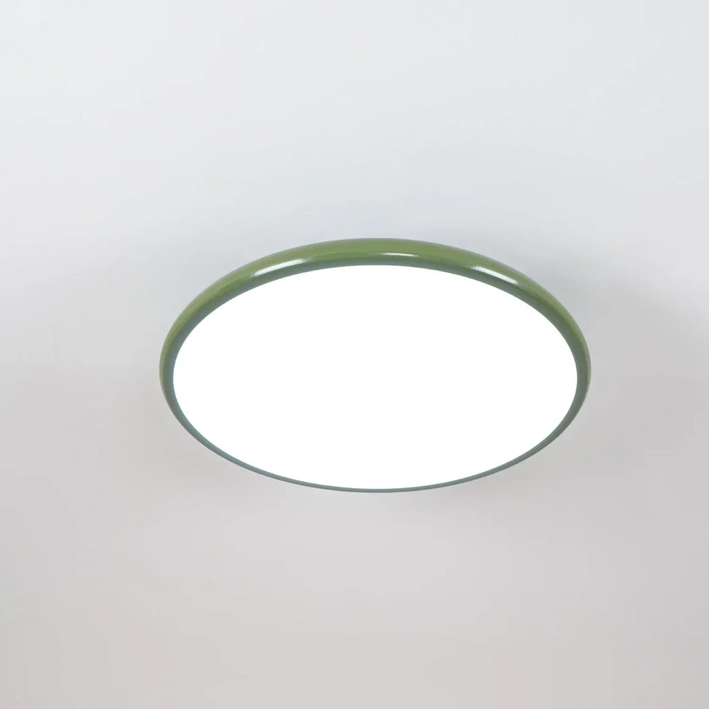 Lampada da soffitto LED sottile rotonda a superficie