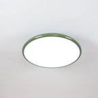 Lampada da soffitto LED sottile rotonda a superficie