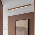 Lampe LED de plafond décorative, fine et en bois, avec 3 modes de couleur