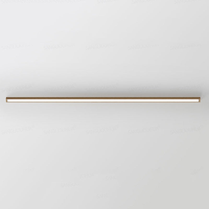 Lampada da soffitto decorativa e slanciata in legno LED con 3 modalità di colore