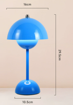 Moderne skandinavische Tischlampe mit Dimmfunktion und LED-Akku