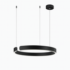 Stylish hanging LED ring lamp for modern interiors