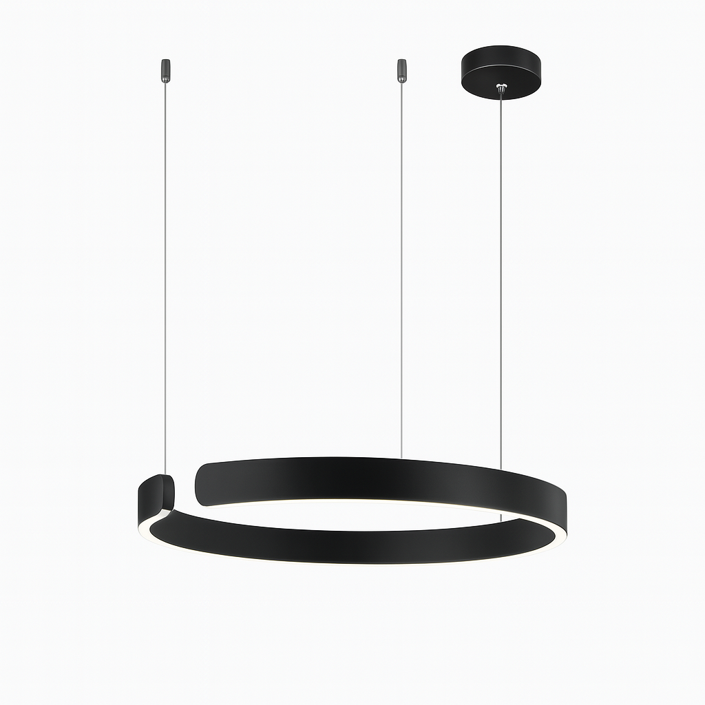 Pendant lamp with LED ring for dining room – modern ceiling fixture