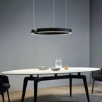 Stylish hanging LED ring lamp for modern interiors