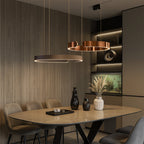 Pendant lamp with LED ring for dining room – modern ceiling fixture