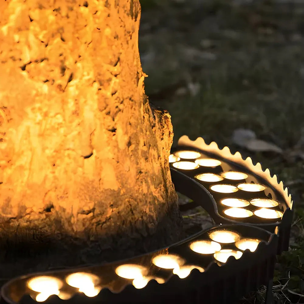 Projecteur de jardin LED créatif inspiré de la nature, résistant aux intempéries, pour usage extérieur