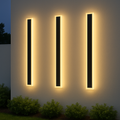 Schlanke LED-Außenleuchte – moderne Wandleuchte für Terrasse und Flur
