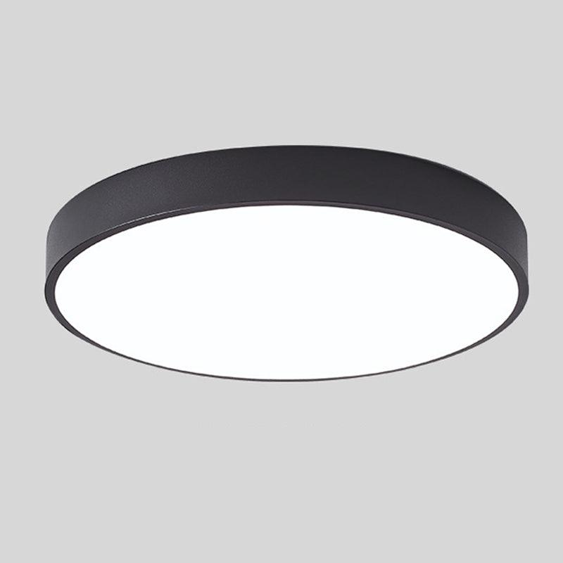 Smukła lampa LED skandynawski okrągły kształt do wnętrz