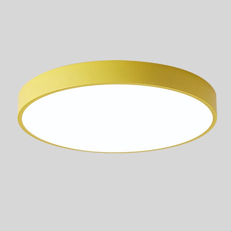 Lampada LED scandinava sottile - design d'interni rotondo