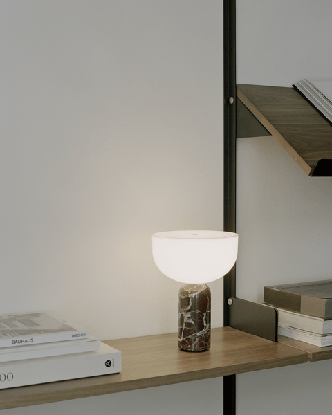 Lampada da tavolo moderna con base in marmo e controllo touch LED