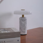 Lampada da tavolo moderna con base in marmo e controllo touch LED