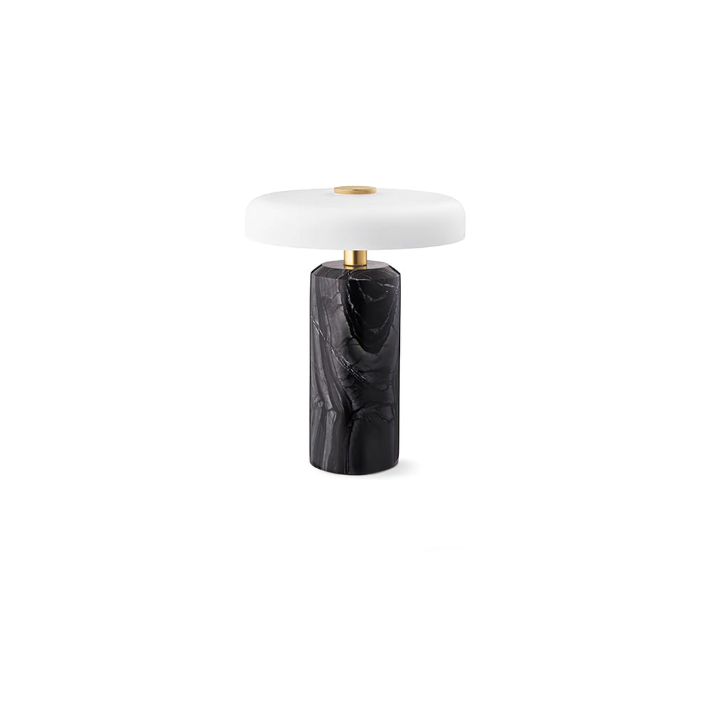 Lampada da tavolo moderna con base in marmo e controllo touch LED