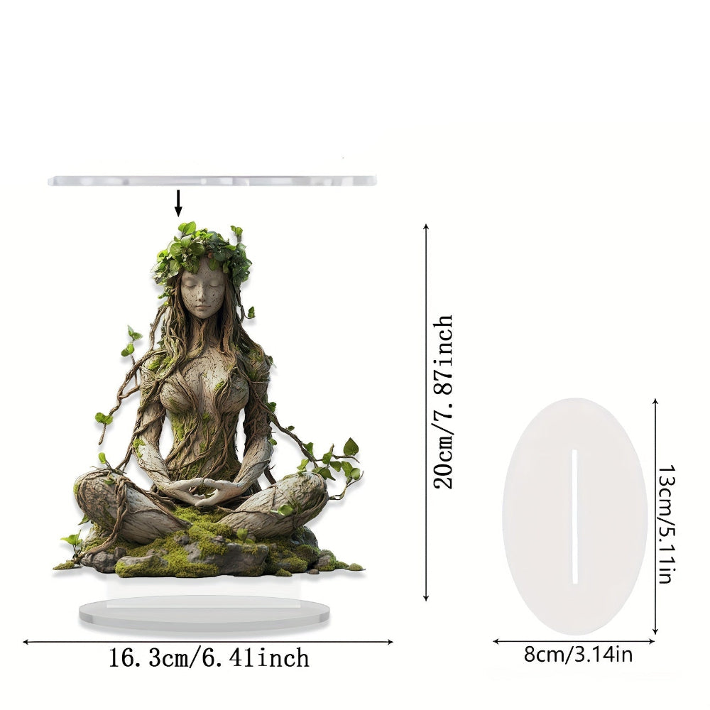 Ozdobna 2D Bohemian Goddess dla eleganckiego wnętrz