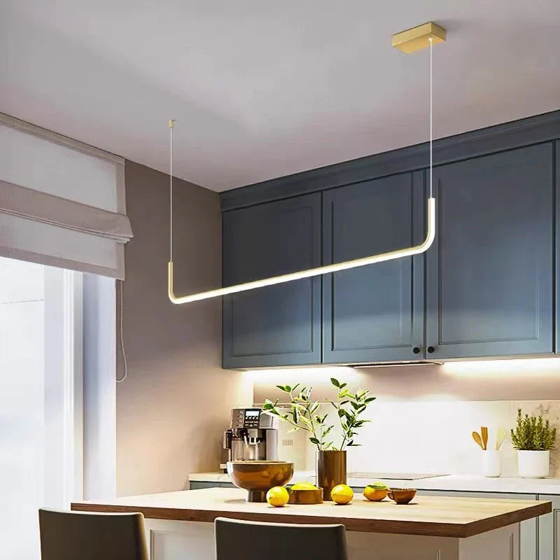Adjustable retro style hanging ceiling lamp warm LED light