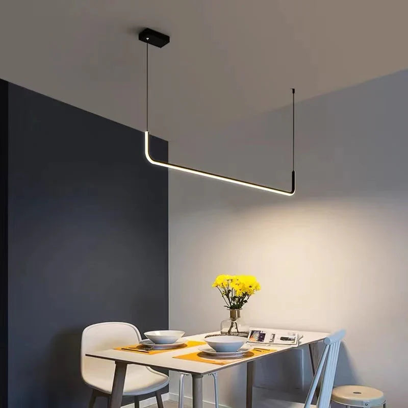 Adjustable retro style hanging ceiling lamp warm LED light