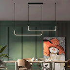 Lampada lineare LED luminosa e regolabile per isola cucina