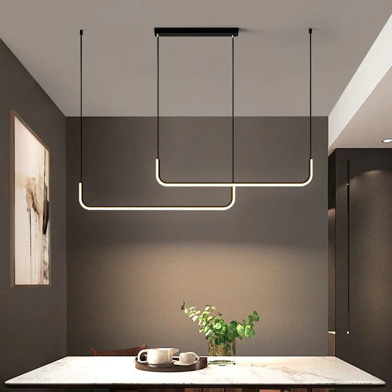 Adjustable retro style hanging ceiling lamp warm LED light