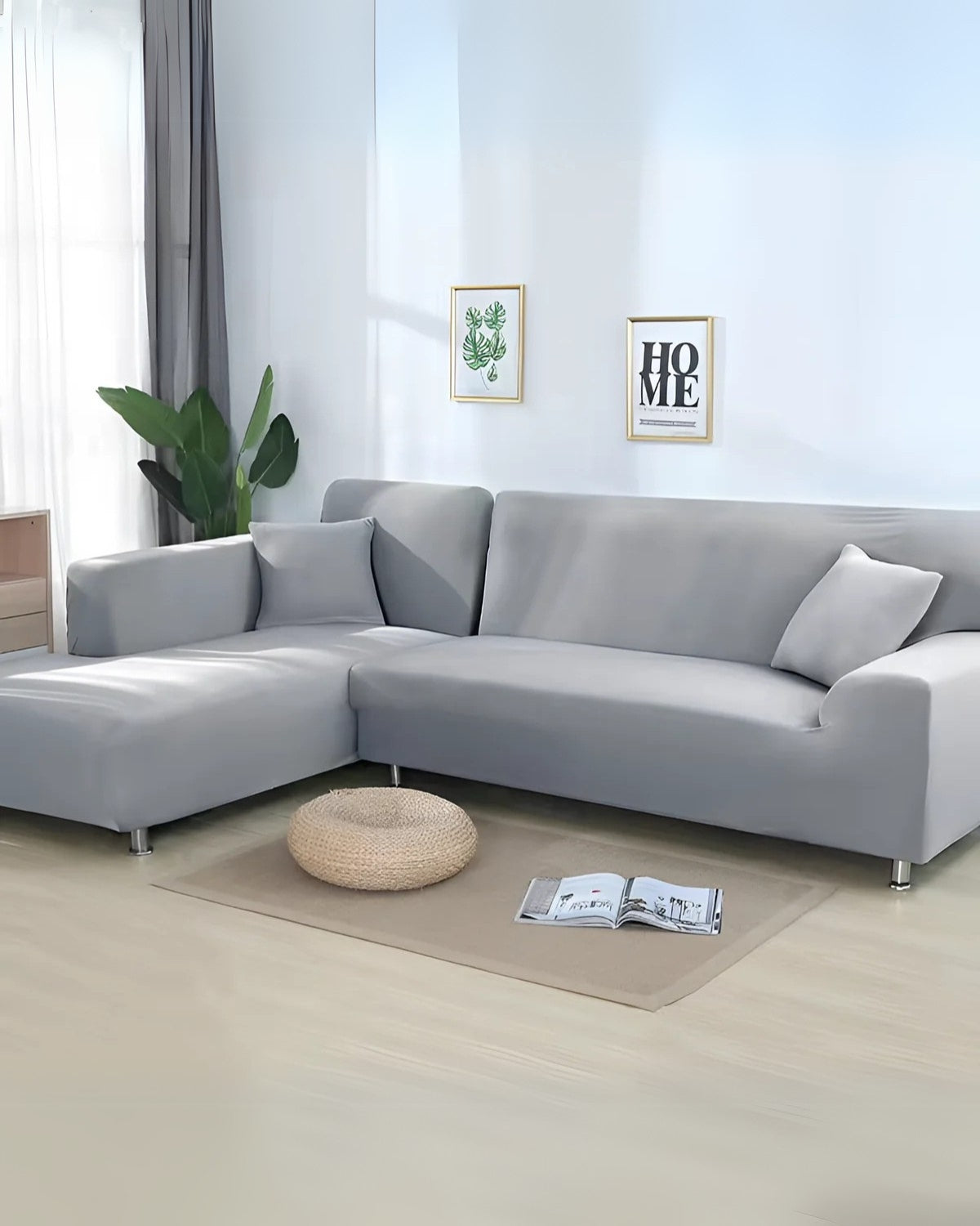 Protective cover for sectional sofa Flexible modular cover