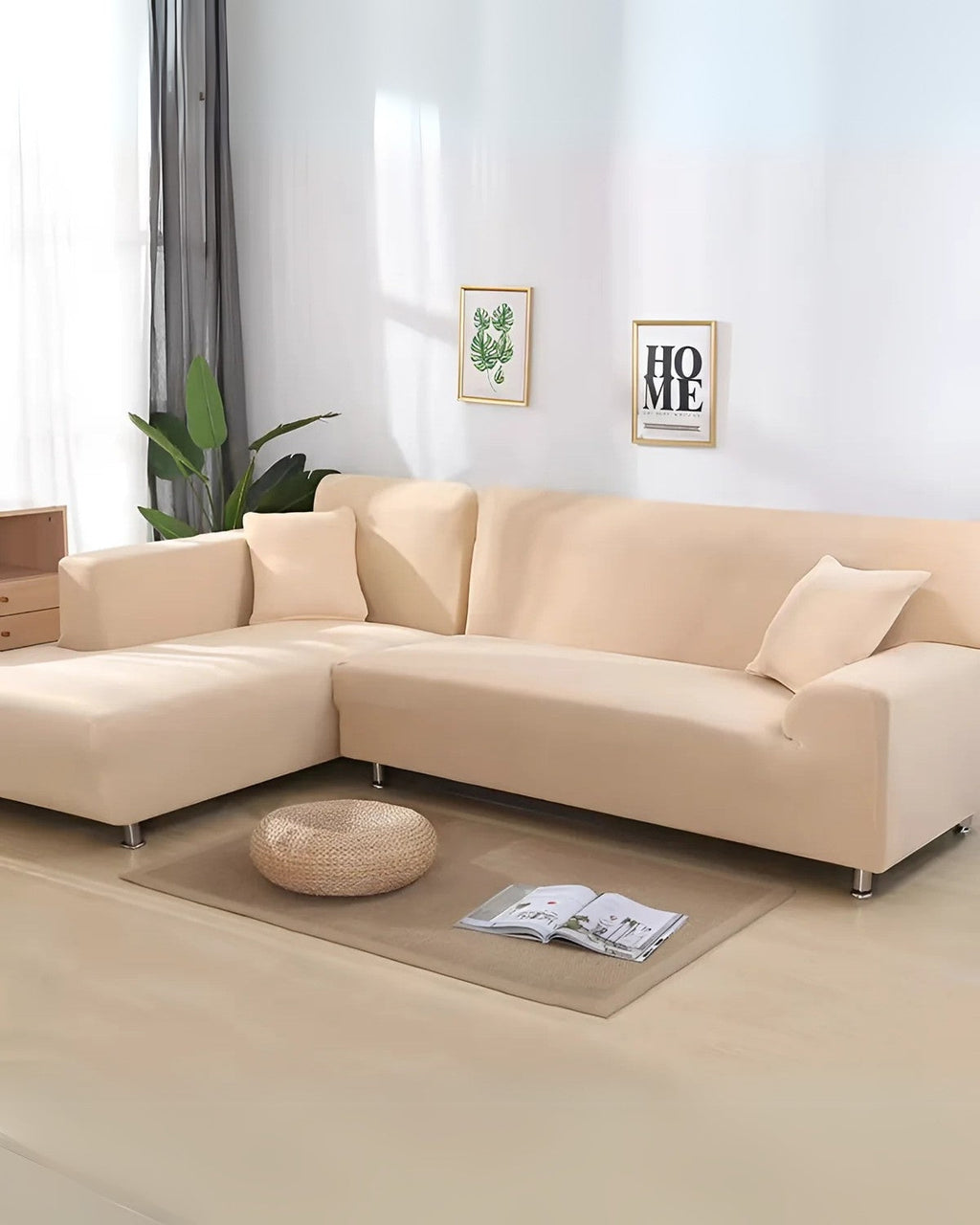 Housse de protection pour canapé modulable, housse flexible