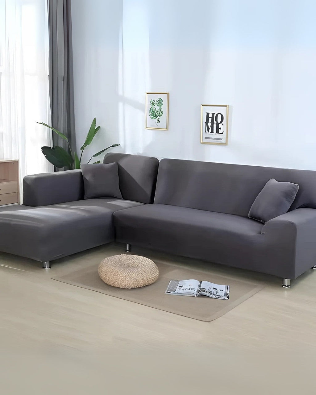 Housse de protection pour canapé modulable, housse flexible