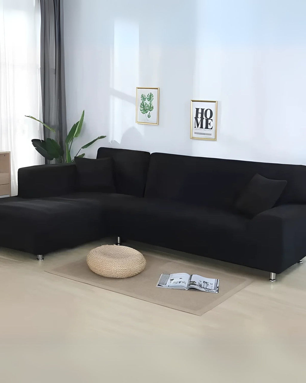 Housse de protection pour canapé modulable, housse flexible