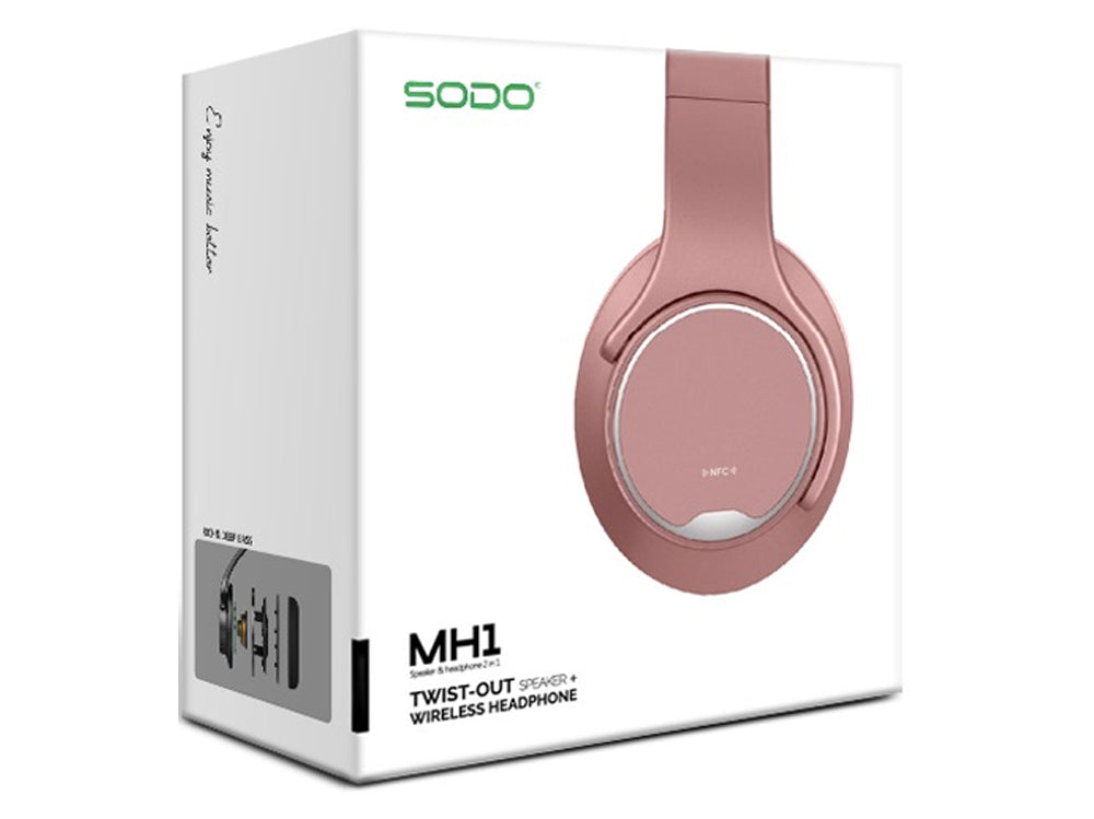 Cuffia wireless Bluetooth SODO con bassi profondi