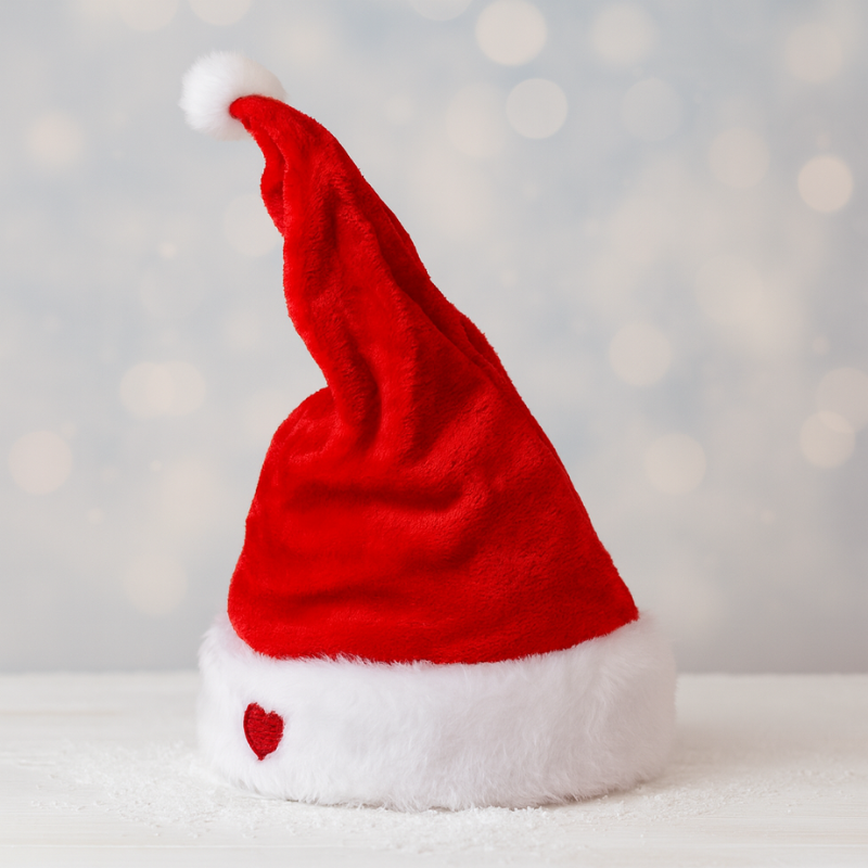 Świąteczna Żywa Tańcząca Czapka Mikołaja