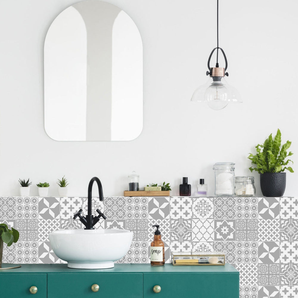 Artystyczny zestaw europejskich płytek mandala – zestaw 24 wzorów