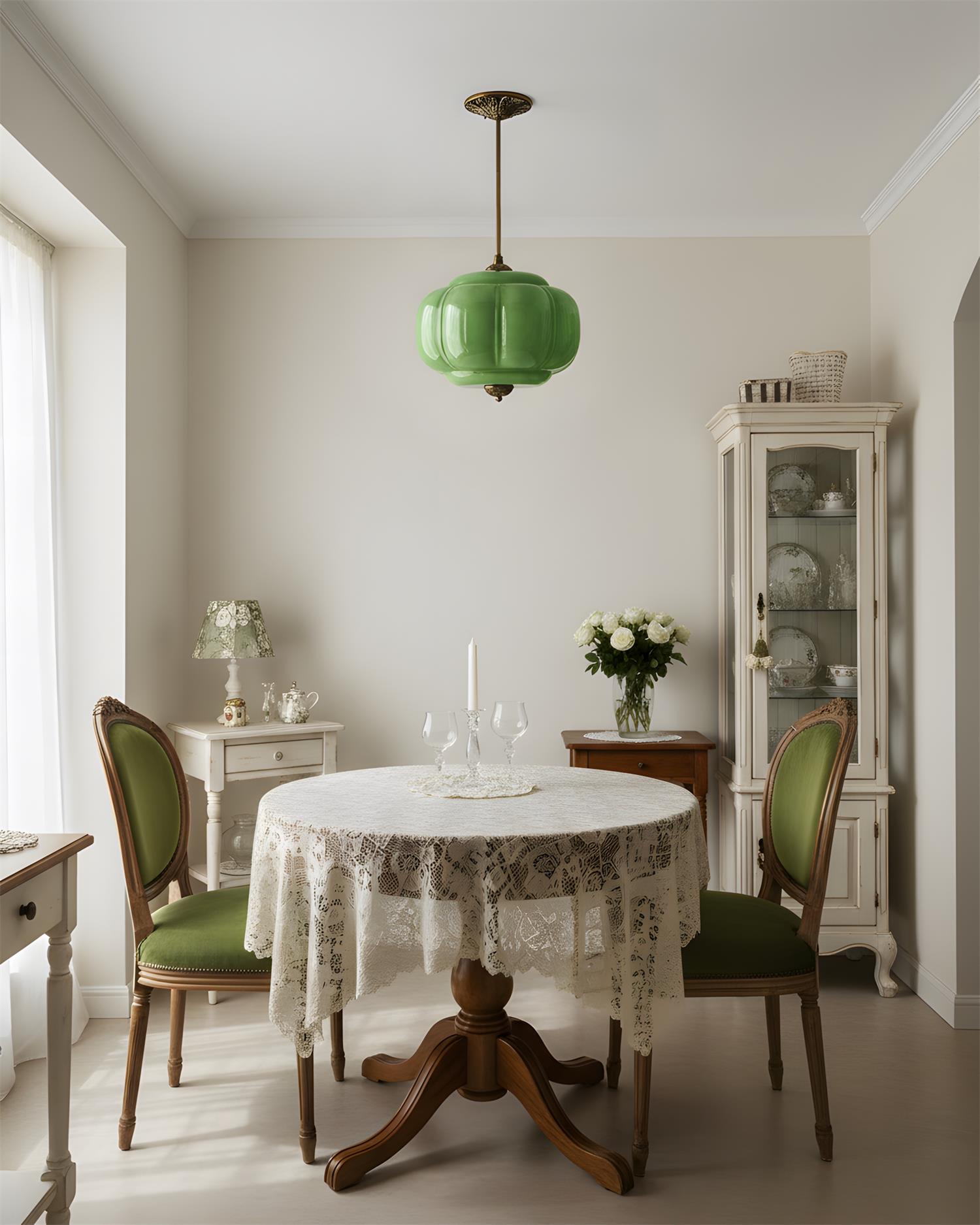 Lampada da soffitto classica dorata in vetro LED