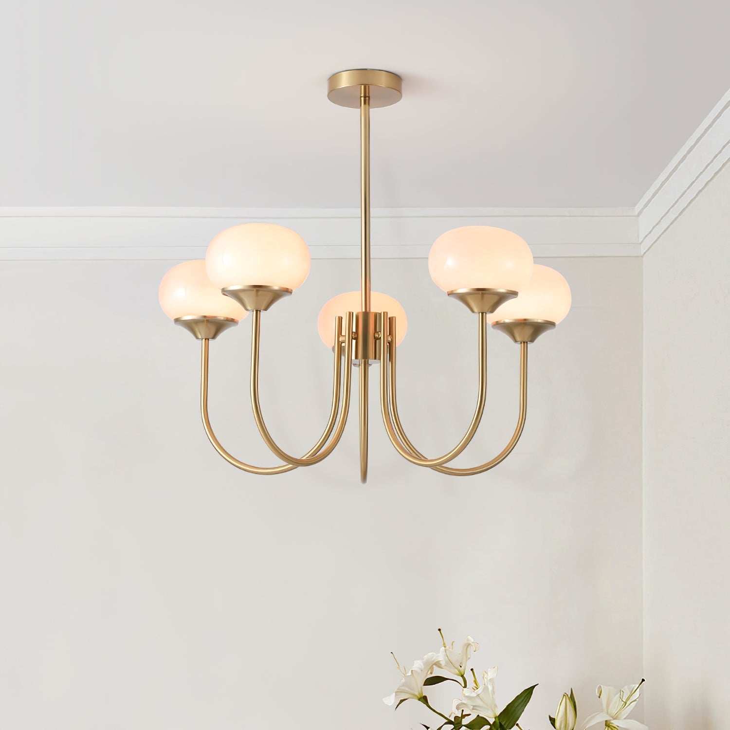 Nowoczesny żyrandol sufitowy Lampa wielopunktowa regulowana