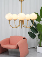 Nowoczesny żyrandol sufitowy Lampa wielopunktowa regulowana