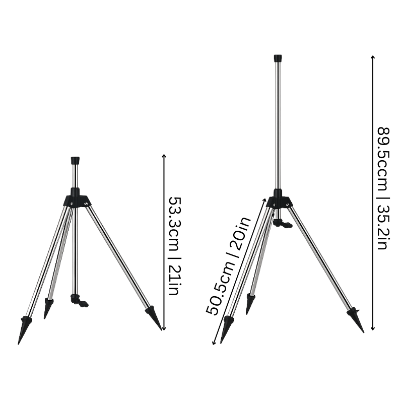 Regulowany 360 Ogrodowy Trójnóg Zraszacz