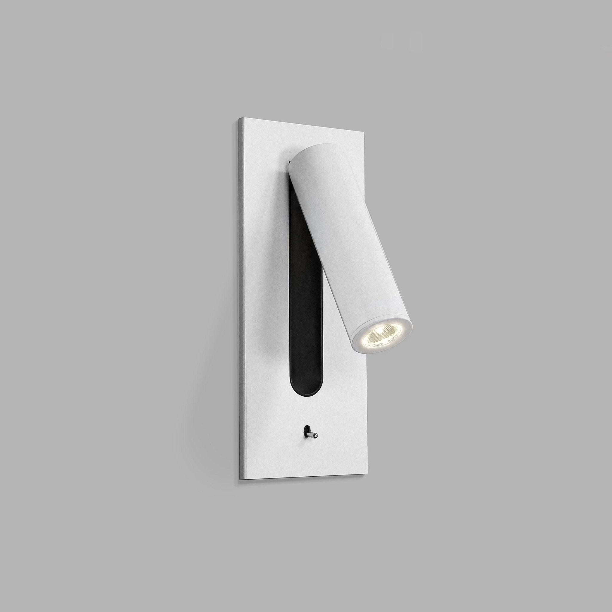 Lampada da lettura da parete con illuminazione notturna LED integrata