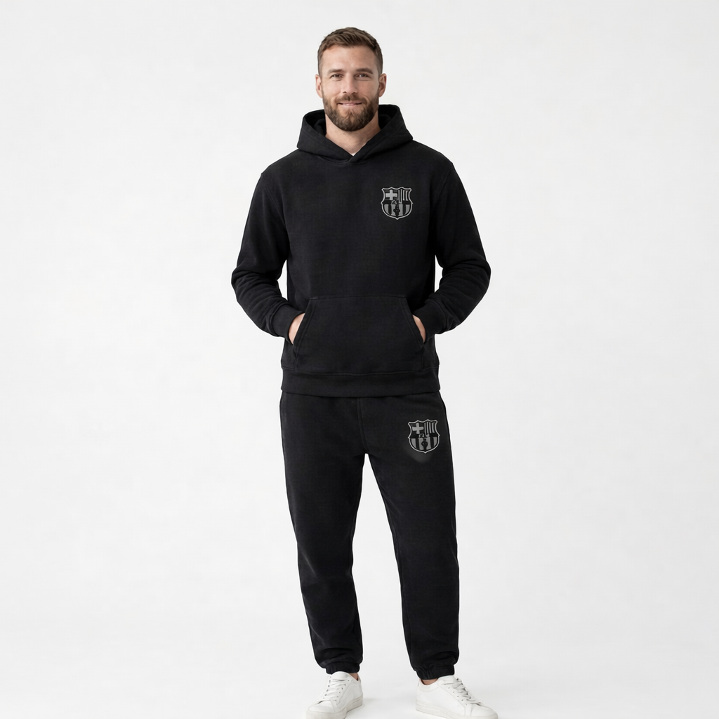 Men's One-Piece Hoodie Tracksuit Set for Everyday Wear