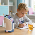 Trousse 2-en-1 avec organiseur de bureau et porte-stylo