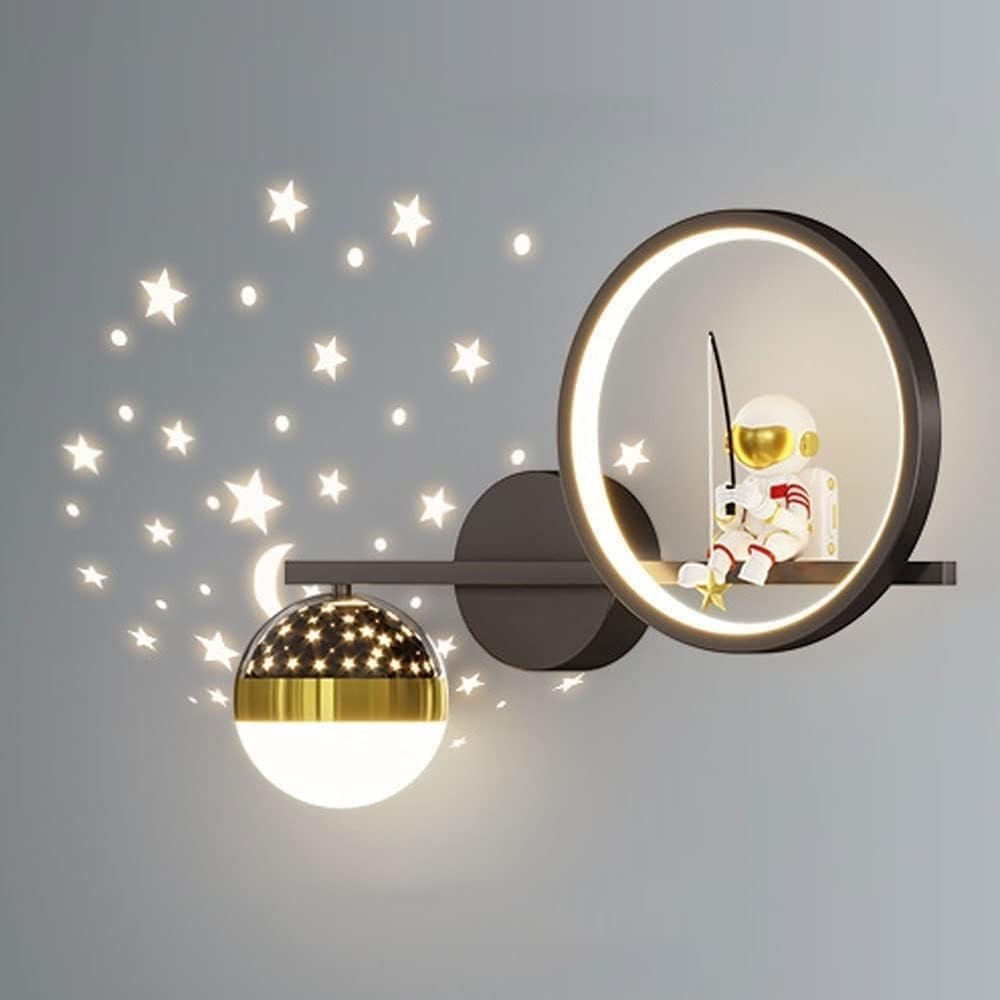 Applique LED per cameretta dei bambini – bianco delicato e caldo con funzione di luce notturna