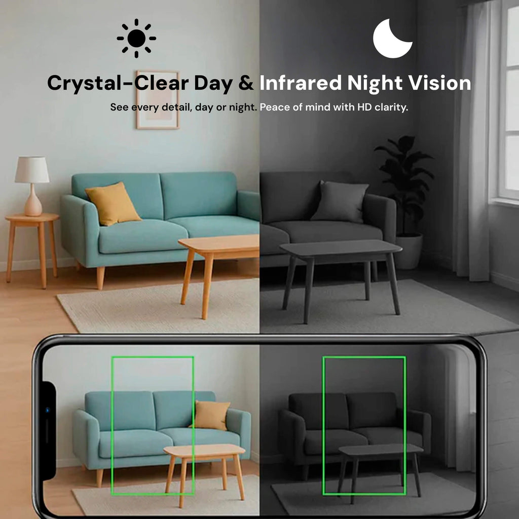 Kompaktowa Bezprzewodowa Ukryta Kamera do Monitoringu