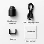 Kompaktowa Bezprzewodowa Ukryta Kamera do Monitoringu