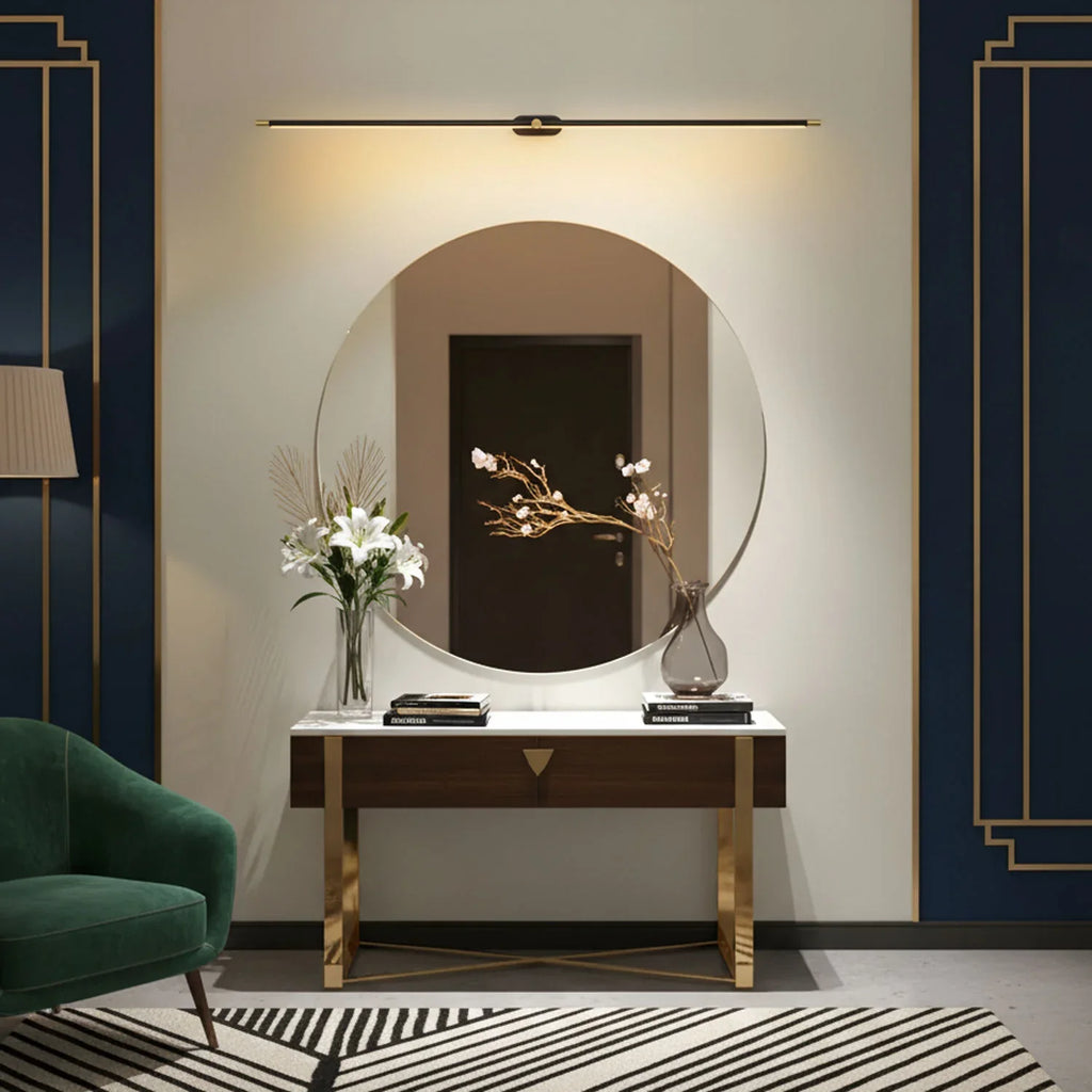 Minimale schlanke LED-Wandleuchte für Badezimmer