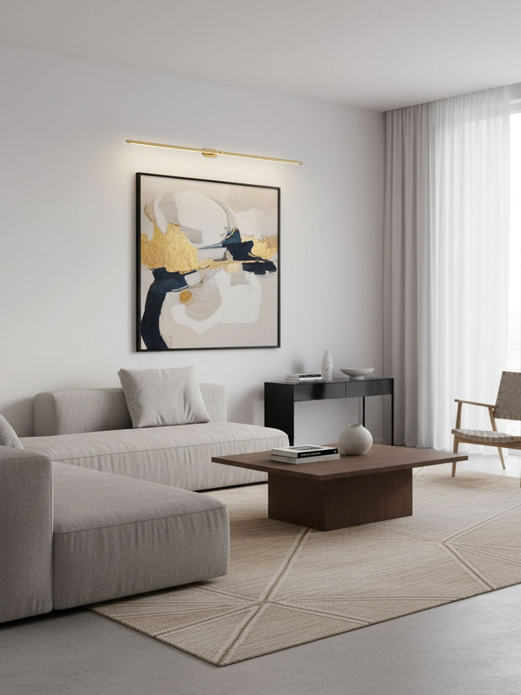 Łazienkowa lampa ścienna LED do lustra Smukły liniowy design